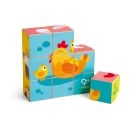 Bauernhoftiere-Blockpuzzle