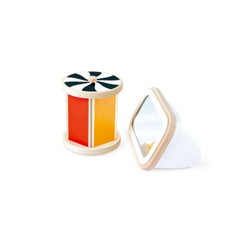 Dreh-Trommel mit Spiegel