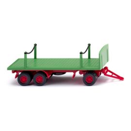 WIKING Rungenpritschen-Anhänger maigrün