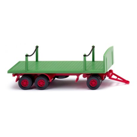WIKING Rungenpritschen-Anhänger maigrün