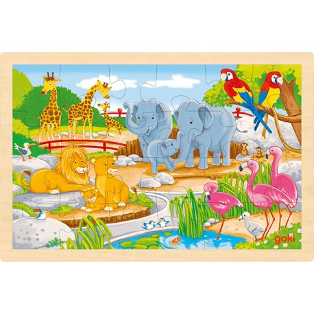 Einlegepuzzle Bauernhof/Zoo
