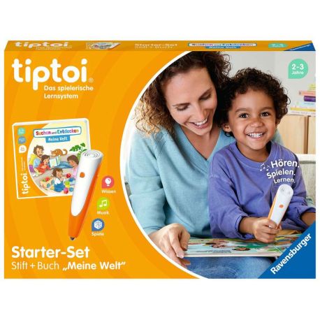Ravensburger tiptoi Starter-Set 00112: Stift und Bilderbuch Suchen und Entdecken Meine Welt - Lernsystem für Kinder ab