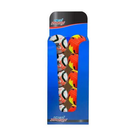 New Sports Fußball Weiß   Orange, aufgeblasen