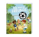 Freundebuch – Alle meine Freunde - Auf dem Fußballplatz – mit Wendepailletten-Patch