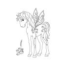 Malblock mit Glitzersteinchen - Über 300 Diamant-Sticker (Einhorn-Paradies)