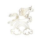 Metallic-Malen - Bicolor-Buntstifte: 8 Metallic-Farben (Einhorn-Paradies)