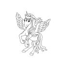 Metallic-Malen - Bicolor-Buntstifte: 8 Metallic-Farben (Einhorn-Paradies)