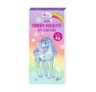 Mini-Malblock – Mein Einhorn-Malblock zum Schulstart - Malblock mit Farben und Pinsel
