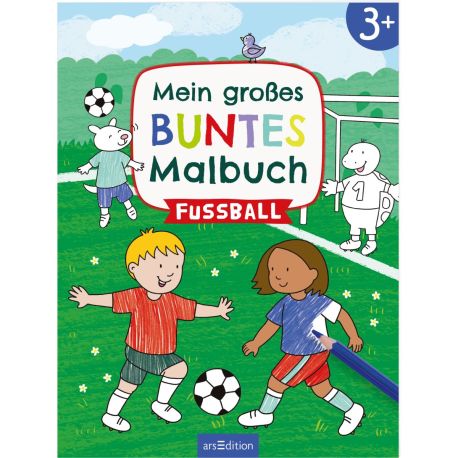 Mein großes buntes Malbuch – Fußball