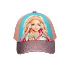 TOPModel Bedruckte Cap mit Glitzer MUSIC