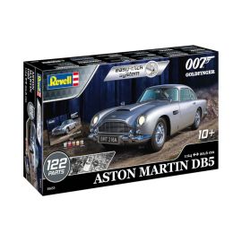 Geschenk-Set JamesBond Aston MartinDB5 Click System, Revell Bausatz zum Zusammenstecken mehrfarbig