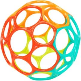 Bright Starts 12288 Oball Classic™ Easy-Grasp Toy - Orange/Teal