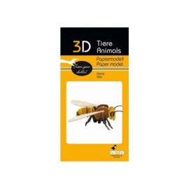 fridolin - 3D Papiermodell - Biene, Spezialkarton, gelasert