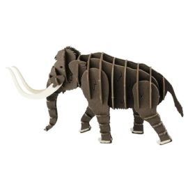 3D-Modell Mammut Spezialkarton gelasert