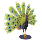 3D-Modell Pfau Spezialkarton gelasert