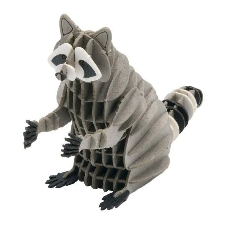 fridolin - 3D-Modell, Waschbär, Spezialkarton, gelasert