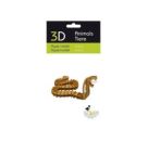 fridolin - 3D-Modell, Kobra, Spezialkarton, gelasert