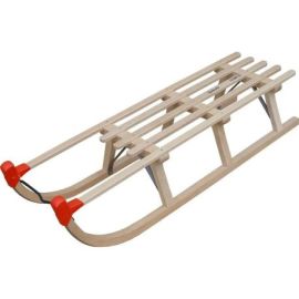 Traditioneller Holzrodel, Davoser Rodel Yaro 110cm Buchenholz
