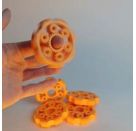 3D Infinity Gear, 3D Fidget Zahnrad Anti-Stress Spielzeug