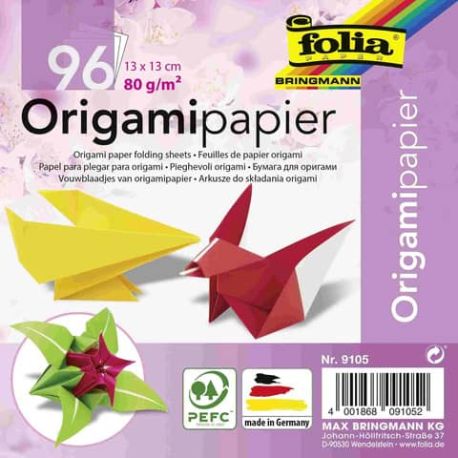 Faltpap. Origami 13x13  96 Bl