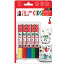 Porzellan Stifte Set 5 Stifte