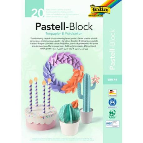 Pastell-Block, A4