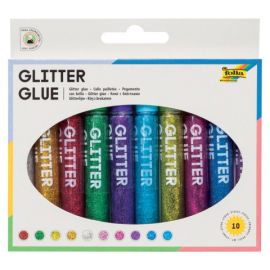 Glitter-Glue 10 Stifte à 9,5m