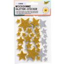 Moosgummi Glitter Stick.Stern