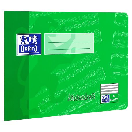 Notenheft A5 quer Oxford