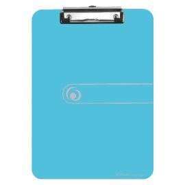 Klemmbrett PS A4 transp.blau