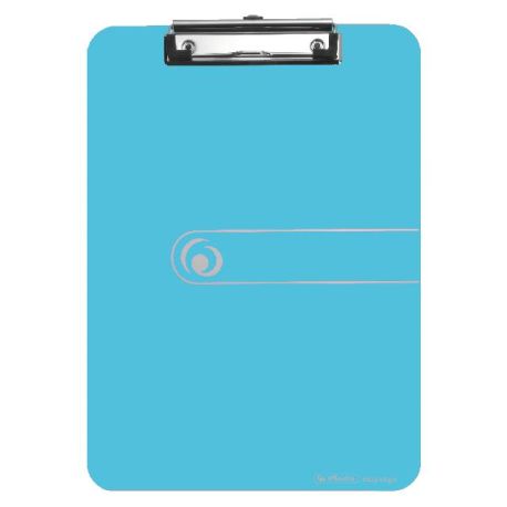 Klemmbrett PS A4 transp.blau