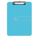 Klemmbrett PS A4 transp.blau