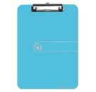 Klemmbrett PS A4 transp.blau
