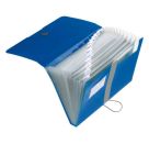 Fächermappe PP 12 F blau