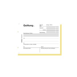 Quittungsblock A6 2x40 Bl