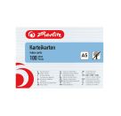 Karteikarte A5 lin. ws 100 St