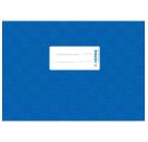 Heftumschlag A5 quer blau