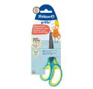 Schere griffix blau links