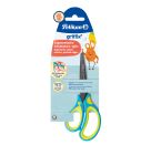 Schere griffix blau links