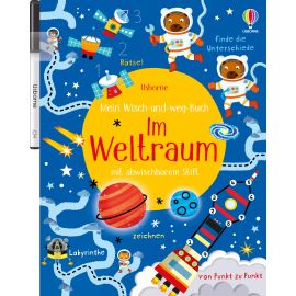 Im Weltraum Wisch- und weg