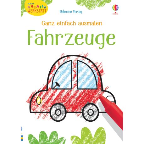 Ganz einf.ausmalen Fahrzeug1x