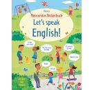 Usborne Stickerb.Let´s speak