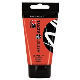 Marabu Artist Acryl, Zinnoberrot 936, 75 ml