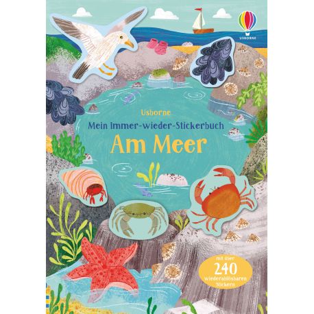 Usborne Wieder-Stickerb. Meer