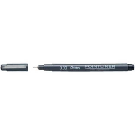Pointliner schwarz, 0,03