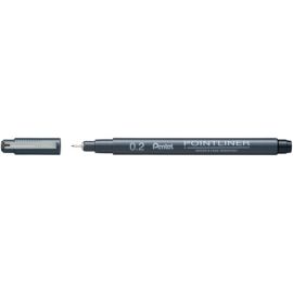 Pointliner schwarz, 0,2mm