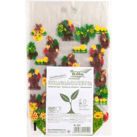 Zellglasbeutel Ostern 10 St.