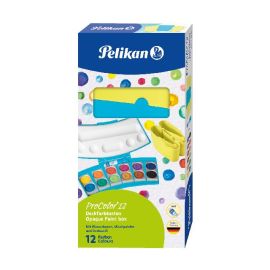 Deckfarbkasten 12er neong/tür