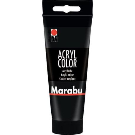 Marabu Acryl Color, Schwarz 0