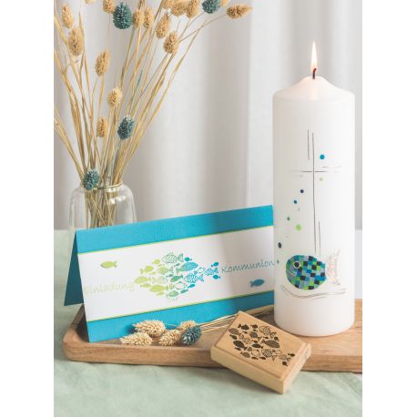 Stempel Fischschwarm